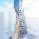 3d rendering of Alberni by Kengo Kuma